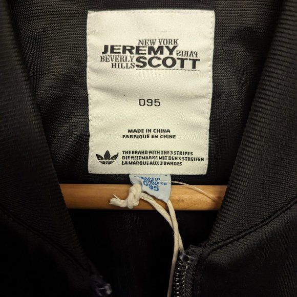 adidas Originals Jeremy Scott - Fringed Track Top + Track Pants SET Sz US M NWT - Picture 6 of 9